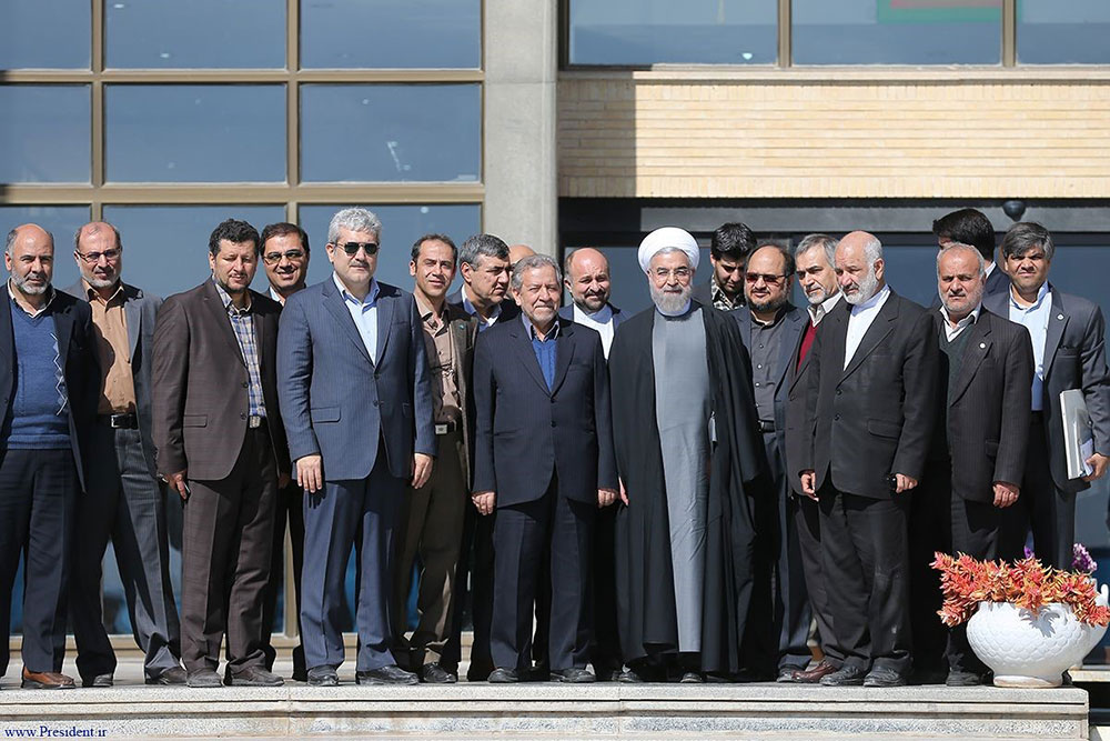 President Rouhani visited ISTT and IRIS